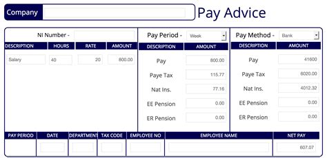 payslip maker.